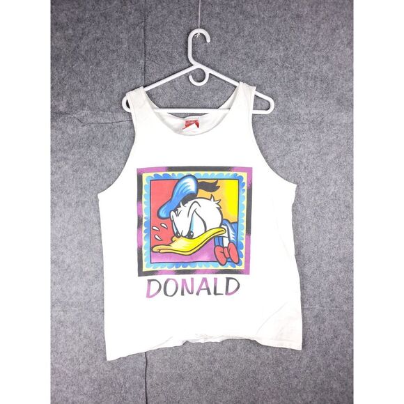 Vintage Donald Duck Shirt Men's XL Mickey Inc Disney World Made USA Graphic - Picture 1 of 7